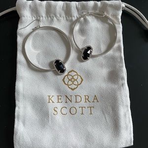EUC Kendra Scott Elora Hoop Earrings